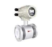 Turbine Flowmeter, Electromagnetic Flow Meter for Juice Milk Beer Sewage Waste Water, Electronic Integrated Flow Meter, 4-20mA, 0.5% High Accuracy(DN32)