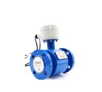 Turbine Flowmeter, Electromagnetic Flowmeter, Sewage Anticorrosion Integrated Split Liquid Pipeline Type with Digital Display High-Precision Sensor(DN50 PTFE)