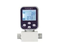 Turbine Flowmeter, MicroThermal Gas Flow Meter Digital Mass Flow Sensor for Compressed Air Oxygen Nitrogen Argon Methane Industrial Use(Air-3-300L-min)