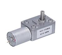 Turbine Geared Motor, DC12V 60RPM Gear Motor with Self - Locking Function, Perpendicular Output Shaft for Window Openers Door Actuators Mini Winches