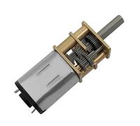 turbine speed GA12-N20 DC 3V 6V 12V Micro Metal Gear Motor Wheel Gear Motor 30RPM/50RPM/60RPM/100RPM/150RPM/200RPM/300RPM/600RPM/1000RPM worm controllable (Size : 600RPM, Color : 6V)