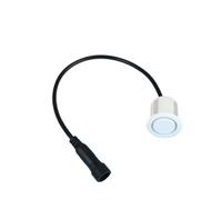 Turbine Speed Sensor Car Backup Sensor, 18.8mm Reverse-Radar Probe Parking Assisting Device, Sound & Waterproof(White)