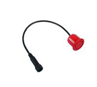 Turbine Speed Sensor Car Backup Sensor, 18.8mm Reverse-Radar Probe Parking Assisting Device, Sound & Waterproof(Red)