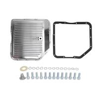 Turbo 350 Transmission Oil Pan Heavy Duty Durable Metal Construction Seamless Fit for TH350 Transmissions ABS Metal Material Includes 14 Screws Washers Seal Gasket