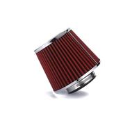 Turbo Air Intake Hose High Flow High Cold Air Filter Aluminum Pipe Kit 76mm Universal Car Refitted Winter Mushroom Head Air Filter Intake Pipe Filter Air Intake Pipe(Red A)