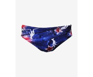 Turbo Australian Wood Water Polo Trunks Blue Red White - M