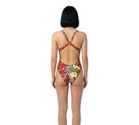 Turbo Bali Flower Swimsuit Red S Woman
