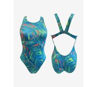 Turbo Banano Wide Strap Swimsuit Green Women - L