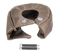 Turbo Blanket, Copertura Universal Blanket Heat Shield Cover Barrier Rubber Charger Wrap for T3/T4 Turbochargers(T3-T3)