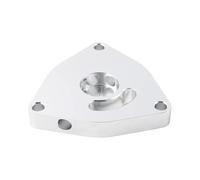 Turbo Blow Off Valve,Dump Valve Turbo Blow Off Valve Plate Spacer Performance 2015-2021 Honda Fit Use for Civic 1.5T Coupe Billet Engine(Sliver)