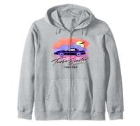 Turbo Booster Knight Rider Retro Style Zip Hoodie
