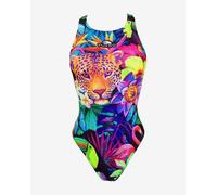Turbo Cool Tiger Wide Strap Swimsuit Multicolour Women - L