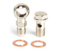 Turbo Coolant Banjo Bolt kit M14x1.5 mm to -6AN Garrett GT28R GT30R GT35R Long neck