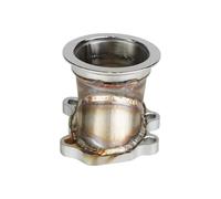 Turbo Down Pipe Adapter 63mm V-band Clamp Flange With T25 T28 GT25 GT28 To 2.5" Stainless Steel Pressure converter