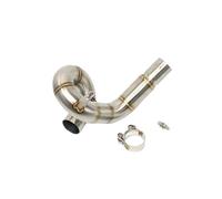 Turbo Exhaust Manifold Motorcycle Exhaust Mid Pipe For ZX6R 51mm Connection Manifold 2004-2020 Cast Iron Manifold(Swivel middle section 2009-2020)