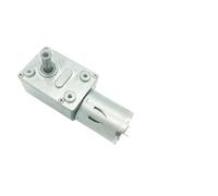 Turbo Geared Motor 12V 24V Mini Gearbox Worm Gear DC 12 Volt Engine 370 Self-locking 1Pcs(210rpm,24V)