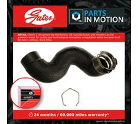 Gates Intercooler Turbo Charge Air Hose 300mm fits Audi A4 B6 2000-2004 1.9