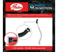 Turbo Hose 09-0614 Gates Charger 1373542 1385681 1440263 1466704 1466799 Quality