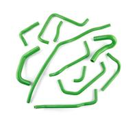 Turbo Hose 1 Set Car Accessories Cooling Silicone Hose Kit for Mazda for Miata MX-5 1.6 1.8 MX5 MK2 1999-2005 Turbo Intercooler Hose Pipe(Green)