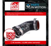 Turbo Hose fits RENAULT TRAFIC FGMK, Mk3 1.6D 2014 on Charger 144603145R Febi
