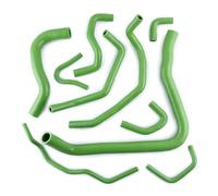Turbo Hose for Accord CB7 MK4 2.0 2.2 1990 1991 1992 1993 Radiator Coolant Heater Silicone Hose Kits Turbo Intercooler Hose Pipe(Green)