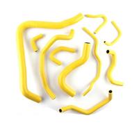 Turbo Hose for Accord CB7 MK4 2.0 2.2 1990 1991 1992 1993 Radiator Coolant Heater Silicone Hose Kits Turbo Intercooler Hose Pipe(Yellow)