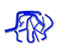 Turbo Hose for Civic for B-Series Type R DC2 EK4/9 B16A/B Silicone Radiator Hose Kits 10Pcs Turbo Intercooler Hose Pipe(Blue)