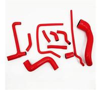 Turbo Hose for P&orsche 944 951 2.5L Turbo 1986-1987 Car Silicone Radiator Water Hose Kits Turbo Intercooler Hose Pipe(Red)