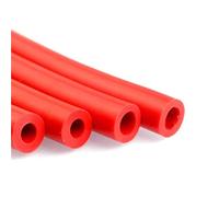 Turbo Hose Pipe 3x9mm Inner Diameter 3mm Thickness Blue Red Black Car Vacuum Silicone Hose Racing Line Pipe Tube 1/2/3/5/10 Meters Turbo Intercooler Hose(3x9mm Red 3m)