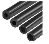 Turbo Hose Pipe 3x9mm Inner Diameter 3mm Thickness Blue Red Black Car Vacuum Silicone Hose Racing Line Pipe Tube 1/2/3/5/10 Meters Turbo Intercooler Hose(3x9mm Black 2m)