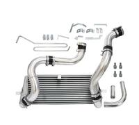 Turbo Intercooler Fit for RX7 RX-7 FD3S FD3 13B 1.3L Engine Twin Turbo 1993-1997 Turbo Bolt On Front Mount Intercooler Kit Intercooler Piping Kit(Black)