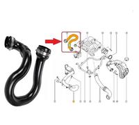 Turbo Intercooler Hose Pipe Fits NISSAN PRIMASTAR 2.0 DCI 90HP 8200760918 GM93861386