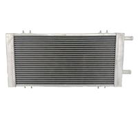 Turbo Intercooler Kit 49cm x 26cm Universal Aluminum Radiator Air to Water Intercooler Heat Exchanger