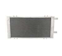 Turbo Intercooler Kit Aluminum Radiator Universal Air to Water Intercooler Heat Exchanger 49cm x 26cm