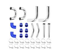 Turbo Intercooler Kit GT30 GT3037 Turbo T3 .60 A/R Water Cool + 2.5" 63mm Intercooler Pipe Piping Kits(Only Piping kit)