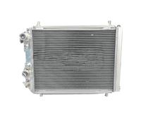 Turbo Intercooler Kit Intercooler Piping Kit Fit for Delta HF Integrale Evolution 8V/16V/EVO 2.0L 1987-1995 Turbo 831/835 Aluminum Radiator