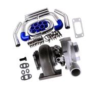 Turbo Intercooler Kit Intercooler Piping Kit GT30 GT3037 Turbo T3 .60 A/R Water Cool + 2.5" 63mm Intercooler Pipe Piping Kits(Turbo and Piping kit)