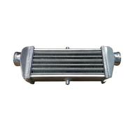 Turbo Intercooler Universal Front Mount Aluminum Intercooler 420 * 169.6 * 69mm,56mm Inlet/Outlet Flow Light Weight Turbo Super Charged Air Cooler Replaces
