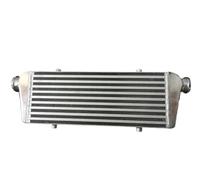 Turbo Intercooler Universal Front Mount Aluminum Intercooler 590 * 205 * 69mm,56mm Inlet/Outlet Flow Light Weight Turbo Super System