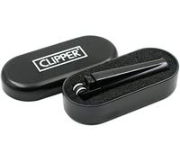 Turbo Jet Clipper Lighter - Black Metal