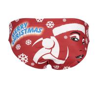 Turbo Mama Noel Swimming Brief Red XL Men