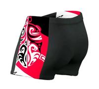 Turbo Maori Skin Tattoo Swimming Boxer Black S Men