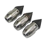 Turbo Nozzle, 1/2 3/8 M22 Large Flow Rotatable High-Pressure Cleaning Machine Sewer Dredging Nozzle Tool Car Washing,Parts(QP3375 40L)