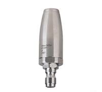 Turbo Nozzle Pressure Washer Tip Made From 304 Stainless Steel Includes Five-color Nozzle Set For Powerful 3625 Psi Cleaning On Vehicles Floors And Outdoor Surfaces To Remove Stains(A)