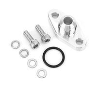 Turbo Oil Drain Flange 8AN Fit 1.5in for Garrett GT15 GT17 IHI RHF4 TD04 Aluminum Alloy Oil Drain Flange Kit