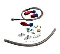 Turbo Oil Line Kit Feed Return Drain Line Compatible with T3 T4 GT35 T70 T66 T25 T04E