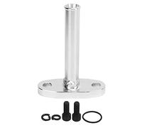 Turbo Oil Return Flange Kit, Turbo Oil Drain Return Flange, 10mm Inner Diameter High Strength Aluminum Alloy Flange with Mounting Screws and Gaskets, for Enhanced Turbocharger Perf