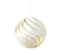 Turbo Pendant Glossy Alabaster White Large