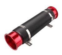 Turbo Pipe Replacement Part 76 MM Car Cold Air Turbo Intake Inlet Pipe Adjustable Flexible Duct Tube Hose Automobile Engine Intake Pipe Air Cleaner Intake-Inlet Duct Hose(Red)