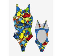 Turbo Pop Wide Strap Swimsuit Women - M